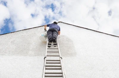 Peinture extérieure aux Gours — façades et ravalement